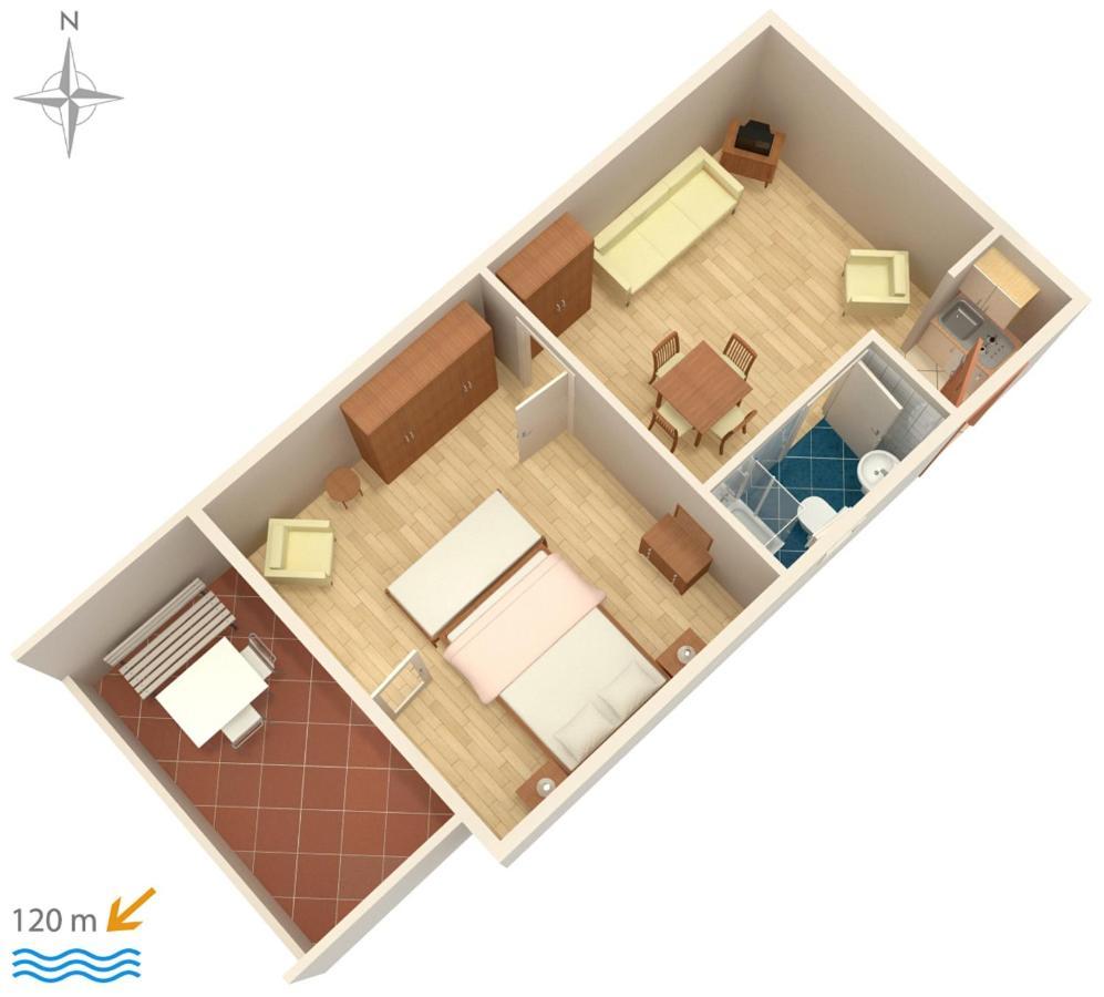 Apartments By The Sea Novi Vinodolski - 5558 Exterior foto